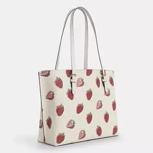 トートバッグ COACH Mollie Tote Bag With Strawberry Print CAQ65 m_682c91b6f59cc496ecbfc288.jpeg